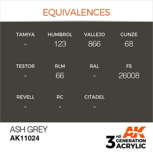 AK Interactive AK11024 Ash Grey 17ml – Bild 3