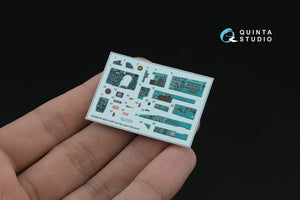 Quinta Studio QD+48578 MiG-21MF Fishbed-J (Gorkiy plant) 3D-Printed &amp;amp; coloured Interior on decal paper (Eduard) (with 3D-printed resin parts) 1/48 – zdjęcie 15