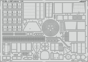 Eduard 32458 F-100F exterior for Trumpeter 1/32