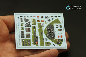 Quinta Studio QD32133 F6F-3 Hellcat 3D-Printed &amp;amp; coloured Interior on decal paper (Trumpeter) 1/32 – Bild 5