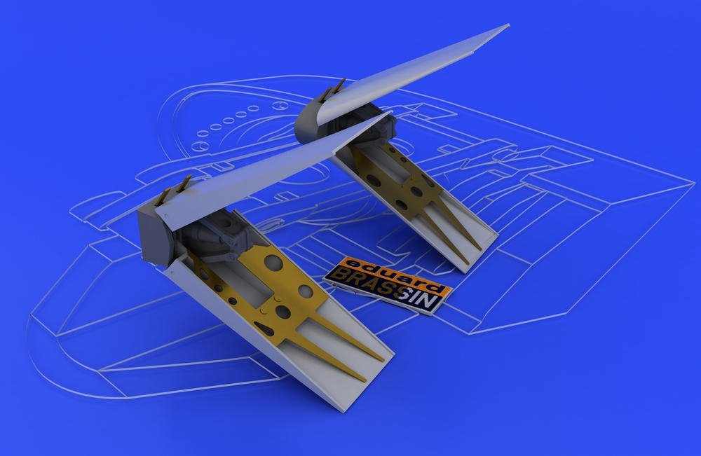 Eduard 648039 F-16 air brakes 1/48 (TAMIYA) – imagen 5