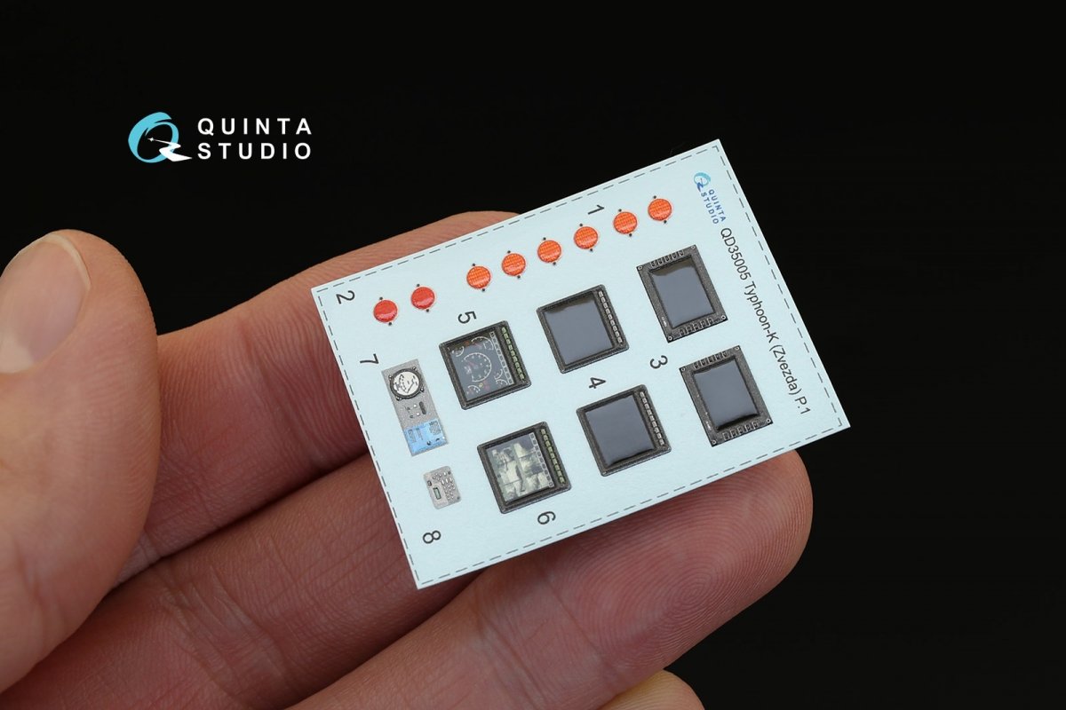Quinta Studio QD35005 MRAP Typhoon-K 3D-Printed &amp;amp; coloured Interior on decal paper (for Zvezda kits) 1/35 – immagine 3