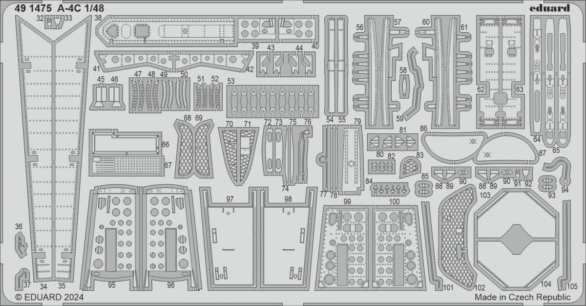 Eduard BIG49432 A-4C HOBBY 2000, HASEGAWA 1/48 – immagine 4