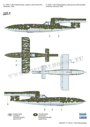 Special Hobby 32074 Fieseler Fi 103R / V-1 Reichenberg 1/32 – imagen 6