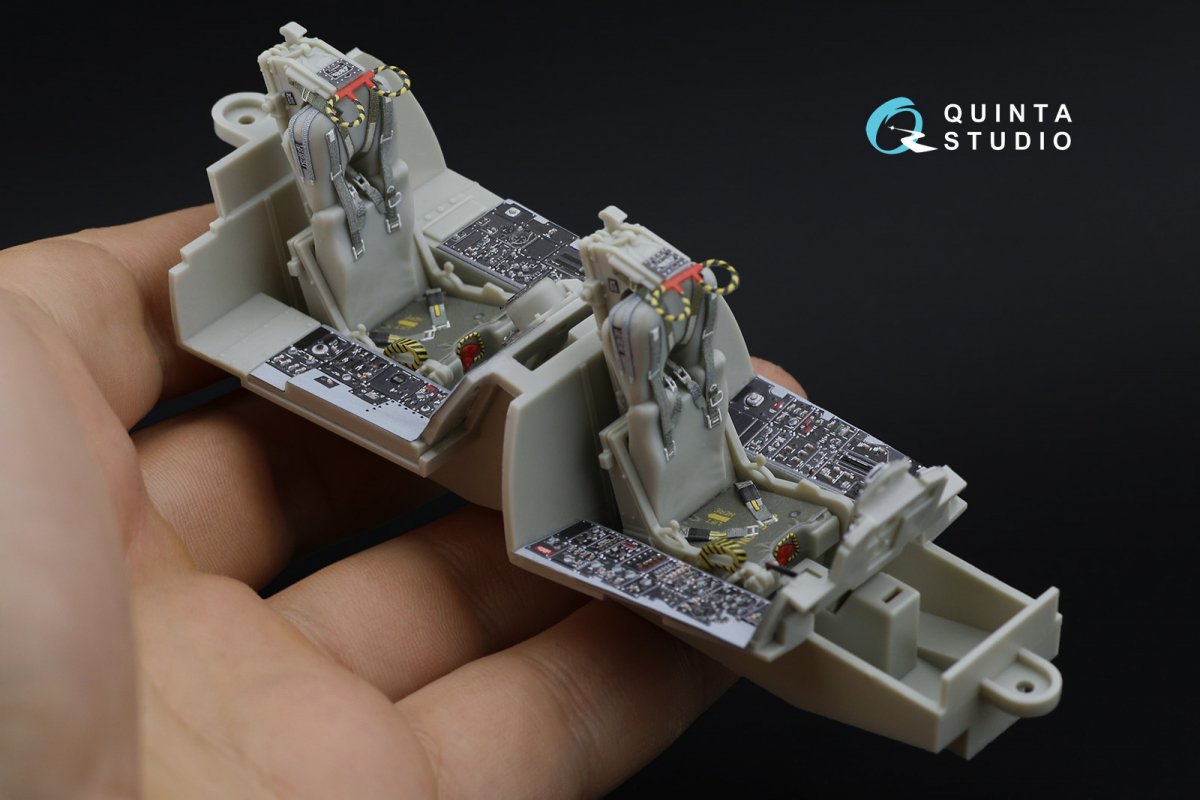 Quinta Studio QD32035 F-4C 3D-Printed &amp;amp; coloured Interior on decal paper (for Tamiya kit) 1/32 – imagen 3