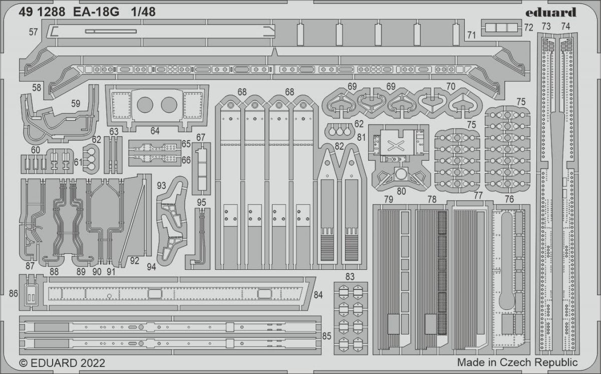 Eduard 491288 EA-18G MENG 1/48