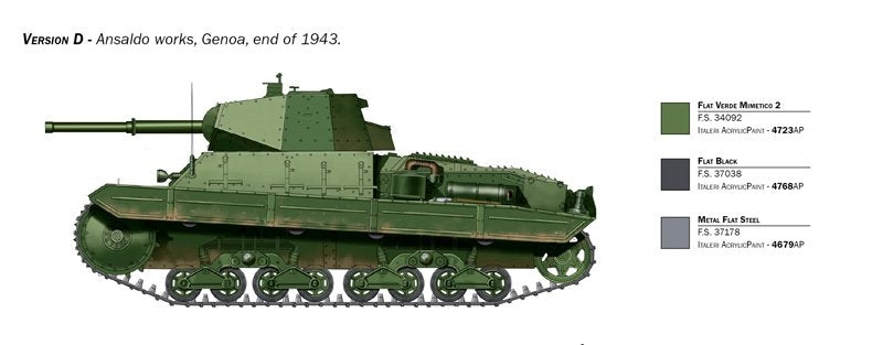 Italeri 6599 Carro Armato P40 1/35 – Bild 7