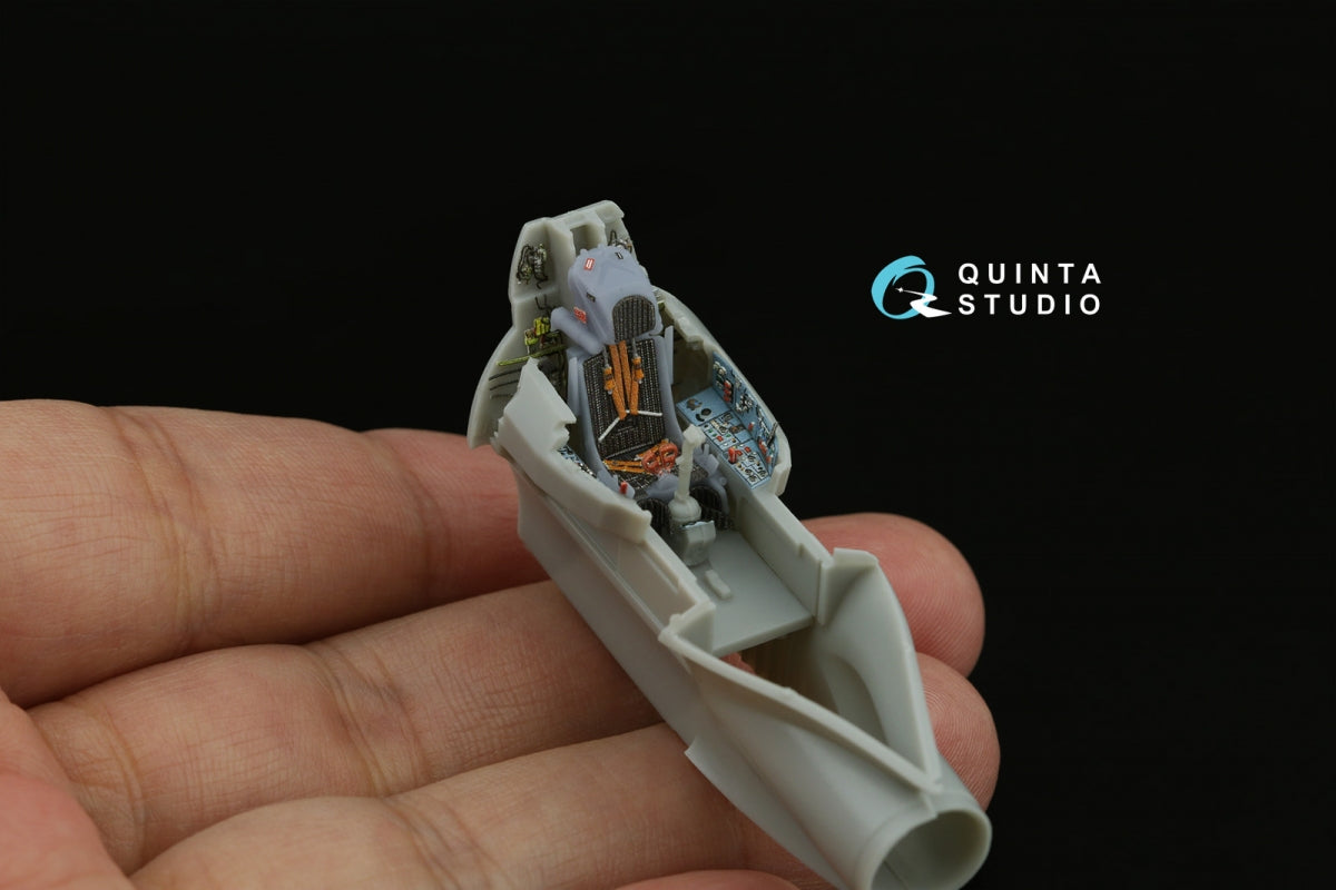 Intérieur coloré imprimé en 3D sur papier décalcomanie (Modelsvit) pour Su-17M3 (Quinta Studio QD+72168) (avec pièce en résine imprimée en 3D) 1/72 – image 10