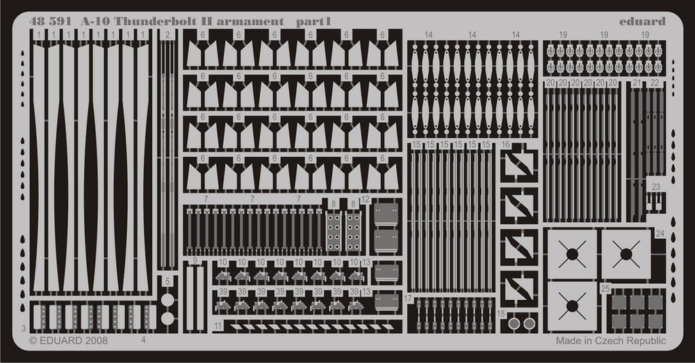 Eduard 48591 A-10 armament 1/48 (HOBBY BOSS) – zdjęcie 2