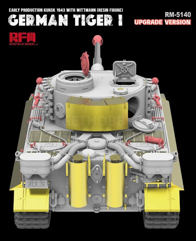 Rye Field Model 5140 Tiger I Early Production Wittmann Kursk 1943 Upgrade Version 1/35 – imagen 3