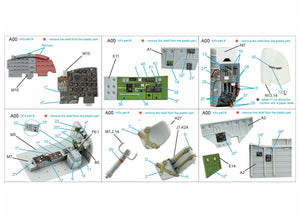 Quinta Studio QD32127 A-26B 3D-Printed &amp;amp; coloured Interior on decal paper (Hobby Boss) 1/32 – immagine 5