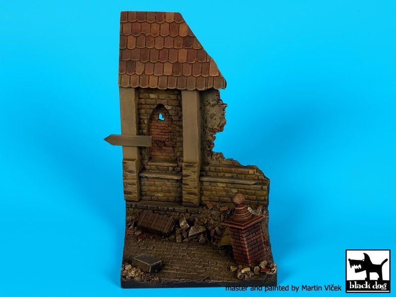 Black Dog D35066 Ruined house base 1/35 – zdjęcie 5