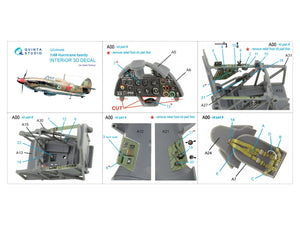 Quinta Studio QD48446 Hurricane family 3D-Printed coloured Interior on decal paper (Italeri/Tamiya) 1/48 – imagen 5