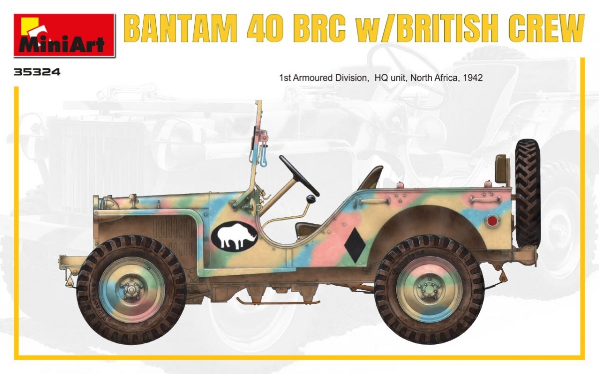 MiniArt 35324 BANTAM 40 BRC w/BRITISH CREW. SPECIAL EDITION 1/35 – immagine 4