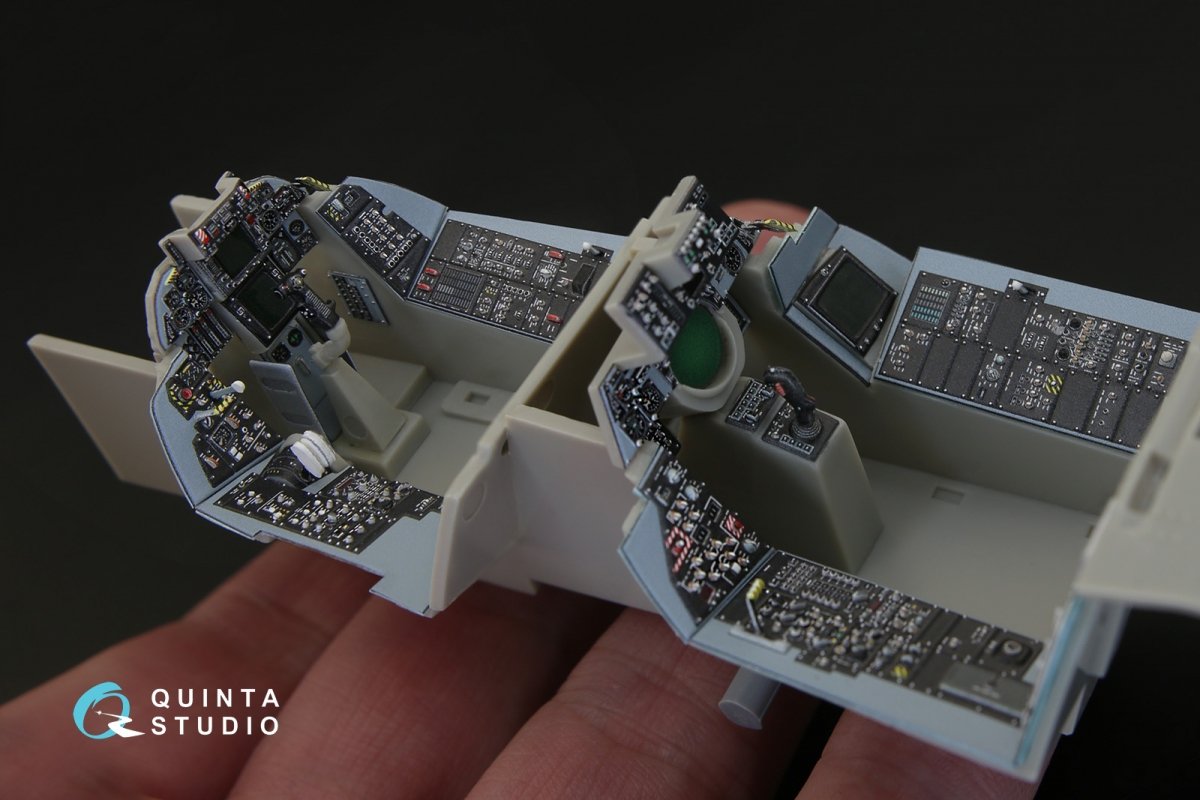 Quinta Studio QD32032 F-14A 3D-Printed &amp;amp; coloured Interior on decal paper (for Tamiya kit) 1/32 – imagen 8