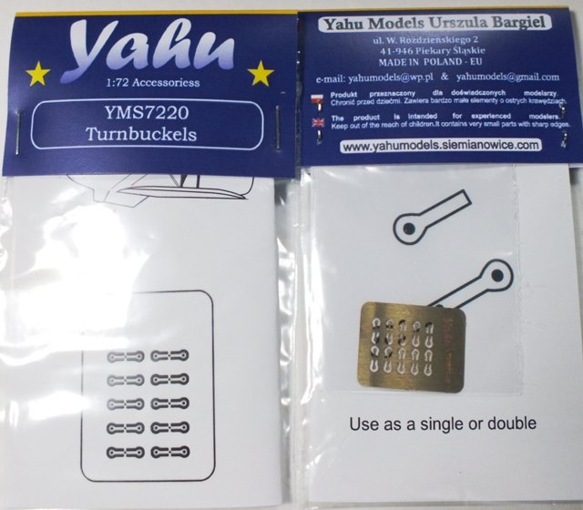 Yahu YMS7220 Turnbuckles 1/72
