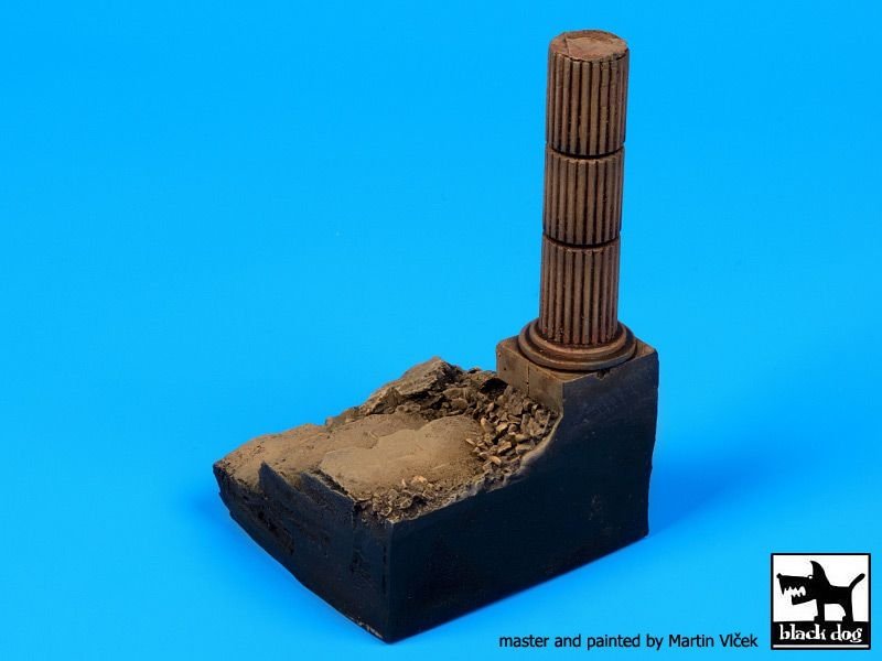 Black Dog D35039 Stairs with column base 1/35 – imagen 2
