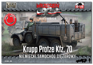 First to Fight PL058 Samochód ciężarowy Krupp Protze Kfz. 70 1/72 – imagen 2