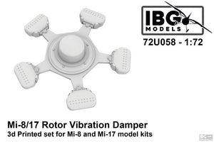 Amortisseur de vibrations de rotor IBG 72U058 Mi-17 1/72