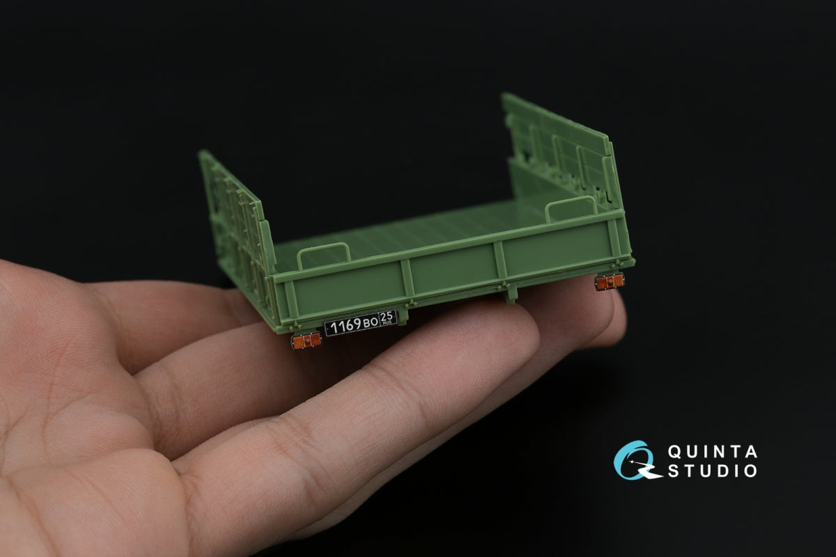 Quinta Studio QD+48568 URAL 4320 3D-Printed &amp;amp; colored Interior on decal paper (KittyHawk/Zimi model) (with 3D-printed resin parts) 1/48 – image 12