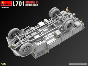 Miniart 35450 L701 GERMAN 3T CARGO TRUCK 1/35 – imagen 11