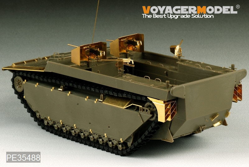 Maquette Voyager PE35488 Véhicule de débarquement chenillé américain LVT-4 Water Buffalo de la Seconde Guerre mondiale, version de base, pour AFV CLUB 35198, échelle 1/35 – image 3