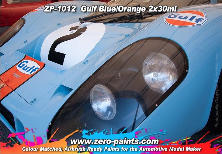 Zero Paints ZP-1012 Gulf Blue and Orange Paints 2x30ml – imagen 3