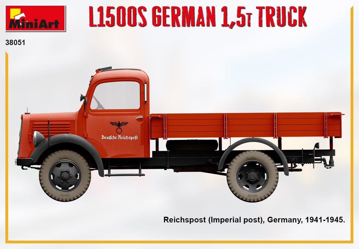 MiniArt 38051 L1500S CAMION ALLEMAND 1.5T 1/35  – image 5