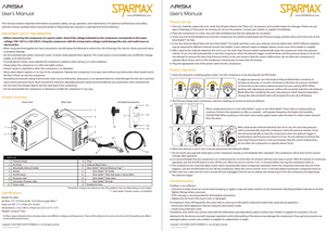 Sparmax ARISM - Mini compresseur d&amp;#39;air avec tuyau de 2 m – image 3