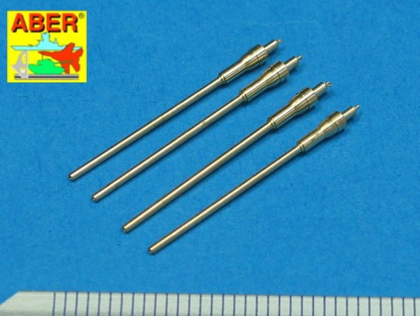 Aber A48 007 Ensemble de 4 canons pour mitrailleuses de 20 mm MG 151/20 d&amp;#39;avions allemands (1/48) – image 2