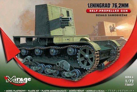 Mirage Hobby 726027 Canon automoteur Leningrad 76,2 mm (1/72)