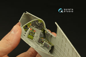 Quinta Studio QD32195 F6F-5 Hellcat 3D-Printed &amp;amp; coloured Interior on decal paper (Trumpeter) 1/32 – imagen 9