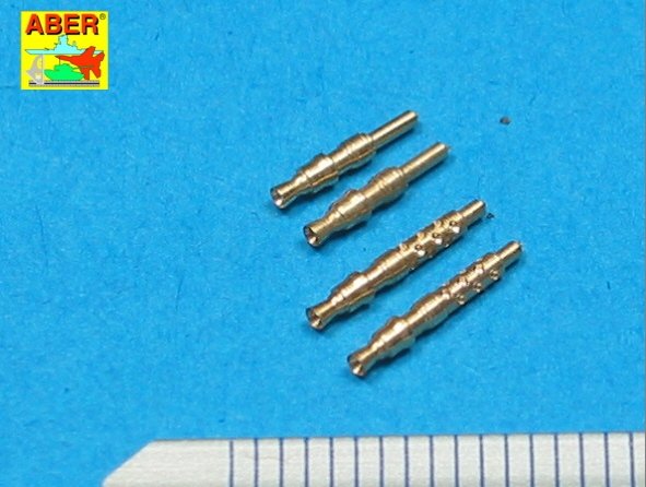 Aber A32003 Jeu de 4 embouts de canon pour mitrailleuses d&amp;#39;avion allemandes MG 17 de 7,92 mm (1/32) – image 2
