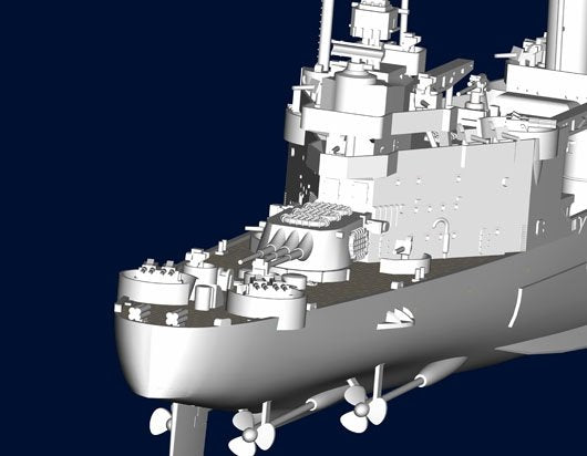Trumpeter 05747 USS San Francisco CA-38 1944 1/700 – immagine 6