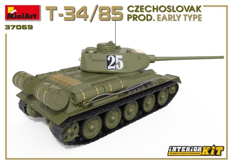 Miniart 37069 T-34/85 Production tchécoslovaque Type précoce 1/35 – image 2