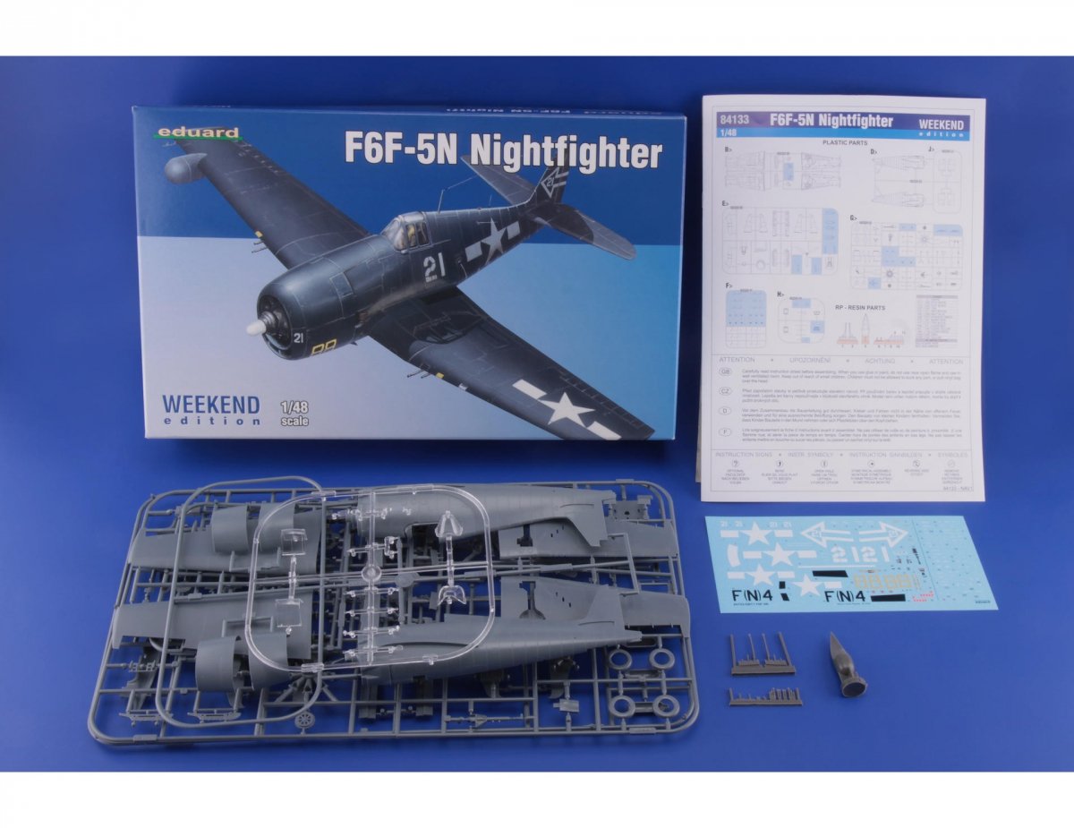 Eduard 84133 F6F-5N Nightfighter 1/48 – immagine 2
