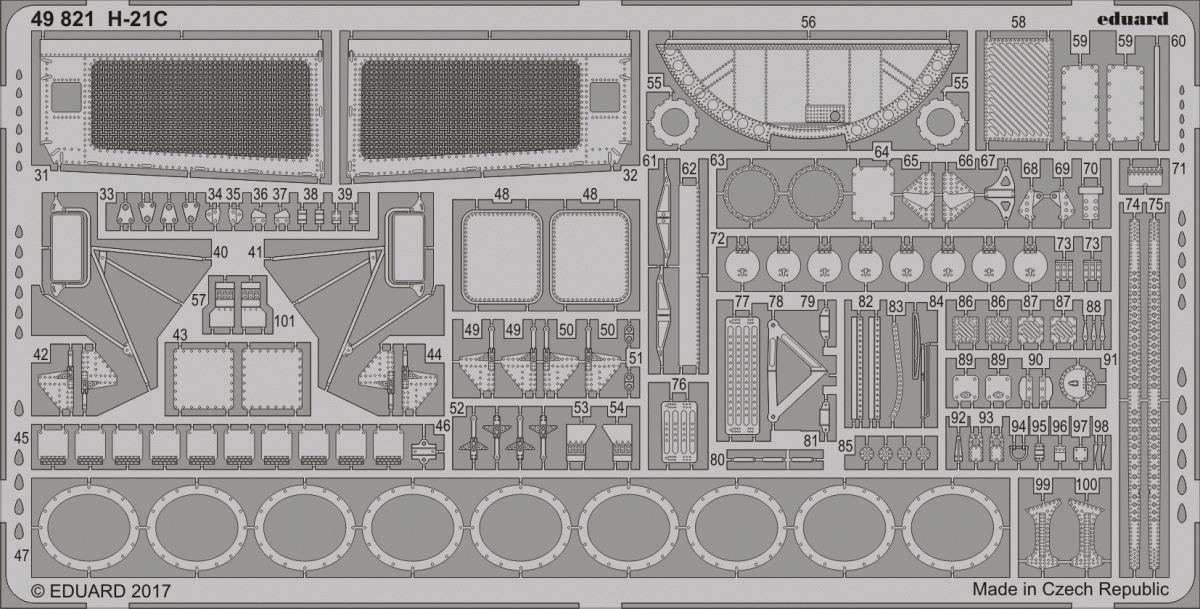 Eduard 49821 H-21C ITALERI 1/48 – image 2