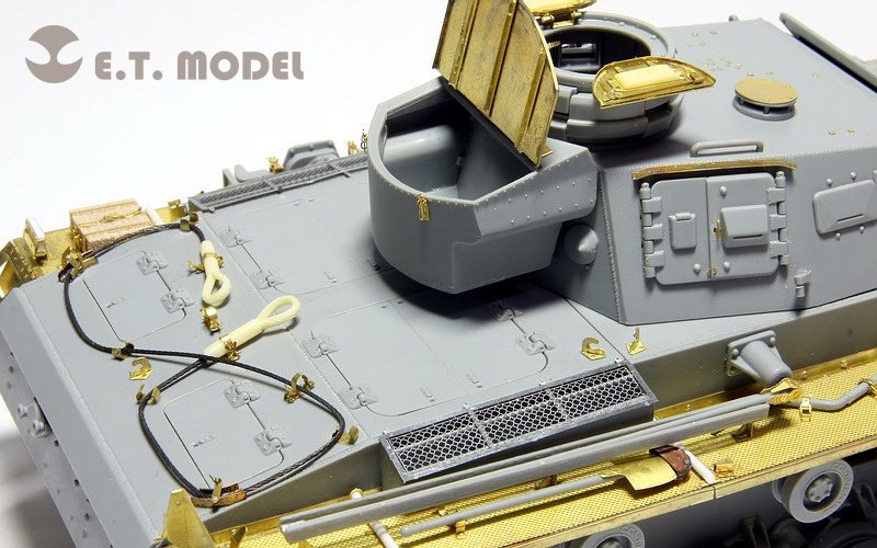 E.T. Model E35-030 WWII German Pz.Kpfw.III Ausf.J Basic (For DRAGON 6463/6394) 1/35 – zdjęcie 8