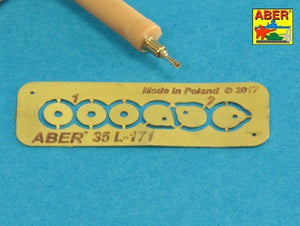 Aber 35L-171 Set of gun barrel tips for MG 08 x3 pcs. And barrel tips for MG 08/15 x 3 pcs. 1/35 – Bild 3