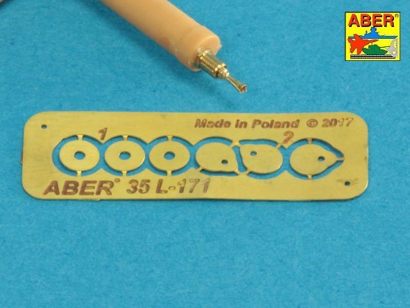 Aber 35L-171 Set of gun barrel tips for MG 08 x3 pcs. And barrel tips for MG 08/15 x 3 pcs. 1/35 – Bild 3
