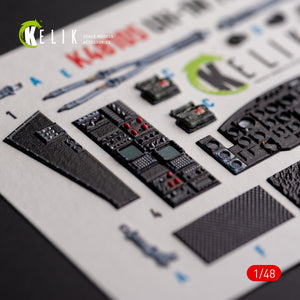 KELIK K48105 UH-1N &amp;quot;Twin Huey&amp;quot; - interior 3D decals for Zimi Model/KittyHawk kit 1/48 – Bild 3