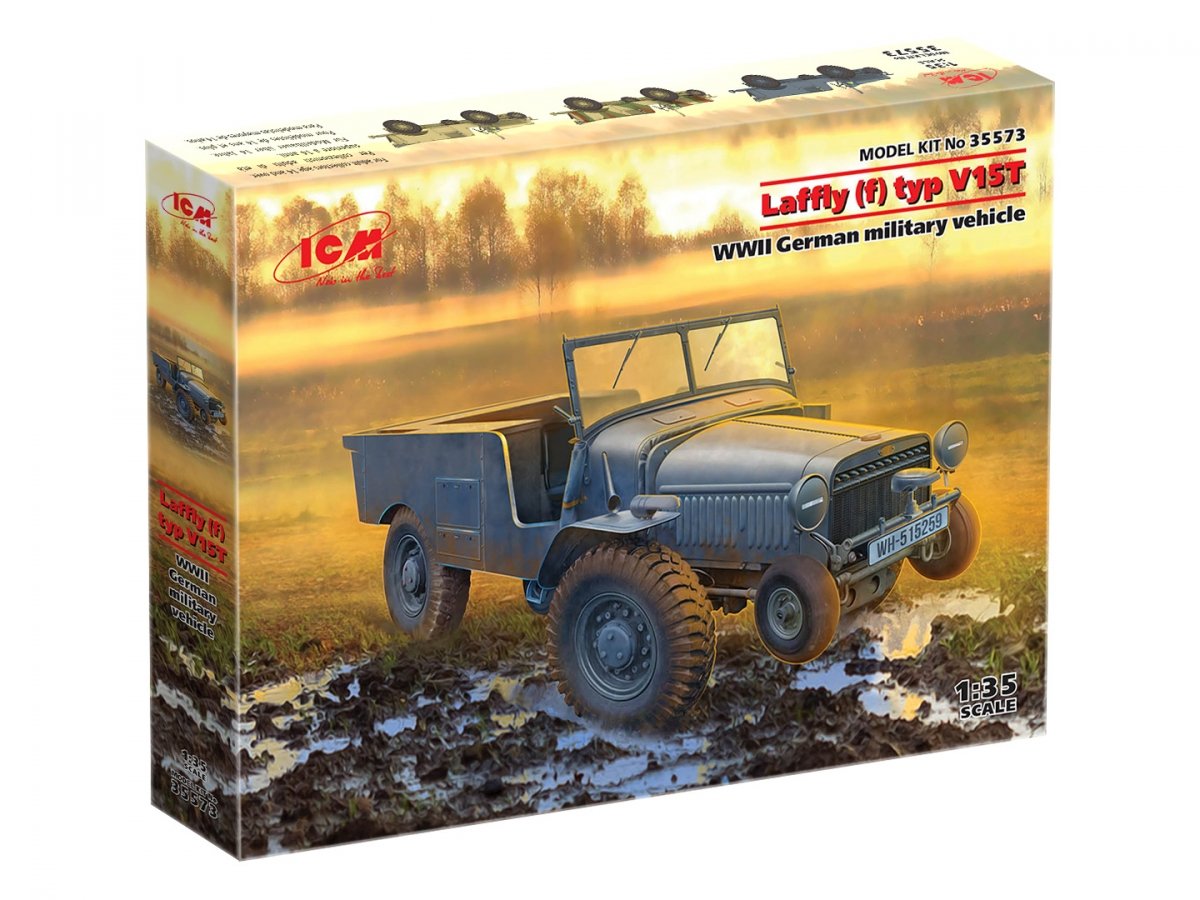 ICM 35573 Laffly (f) Type V15T Véhicule militaire allemand de la Seconde Guerre mondiale 1/35 – image 2