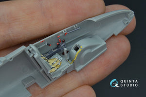 Quinta Studio QD48162 He 162 3D-Printed &amp;amp; coloured Interior on decal paper (Dragon) 1/48 – immagine 3