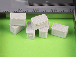 Master GM-35-068 Skrzynki amunicyjne M2 do karabinu Browning M2 .50 - używane w okresie II w. św. (6 szt.) - ZAMKNIĘTE 1/35 – imagen 3