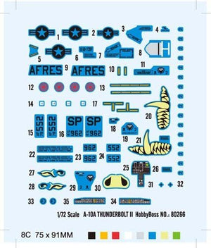 Hobby Boss 80266 A-10A Thunderbolt II 1/72 – image 3