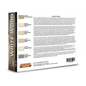 Lifecolor CS38 Acrylic paint set White Wood 6x22ml – zdjęcie 2