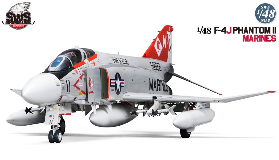 Zoukei-Mura SWS4808 F-4J Phantom II MARINES 1/48 – imagen 2