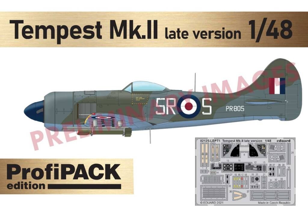 Eduard 82125 Tempest Mk.II late version Profipack edition 1/48 – zdjęcie 2