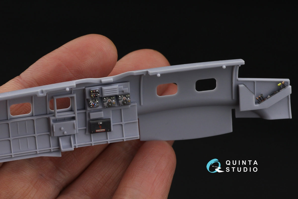 Quinta Studio QD72204 He 111 P/H 3D-Printed &amp;amp; coloured Interior on decal paper (Airfix) 1/72 – immagine 7