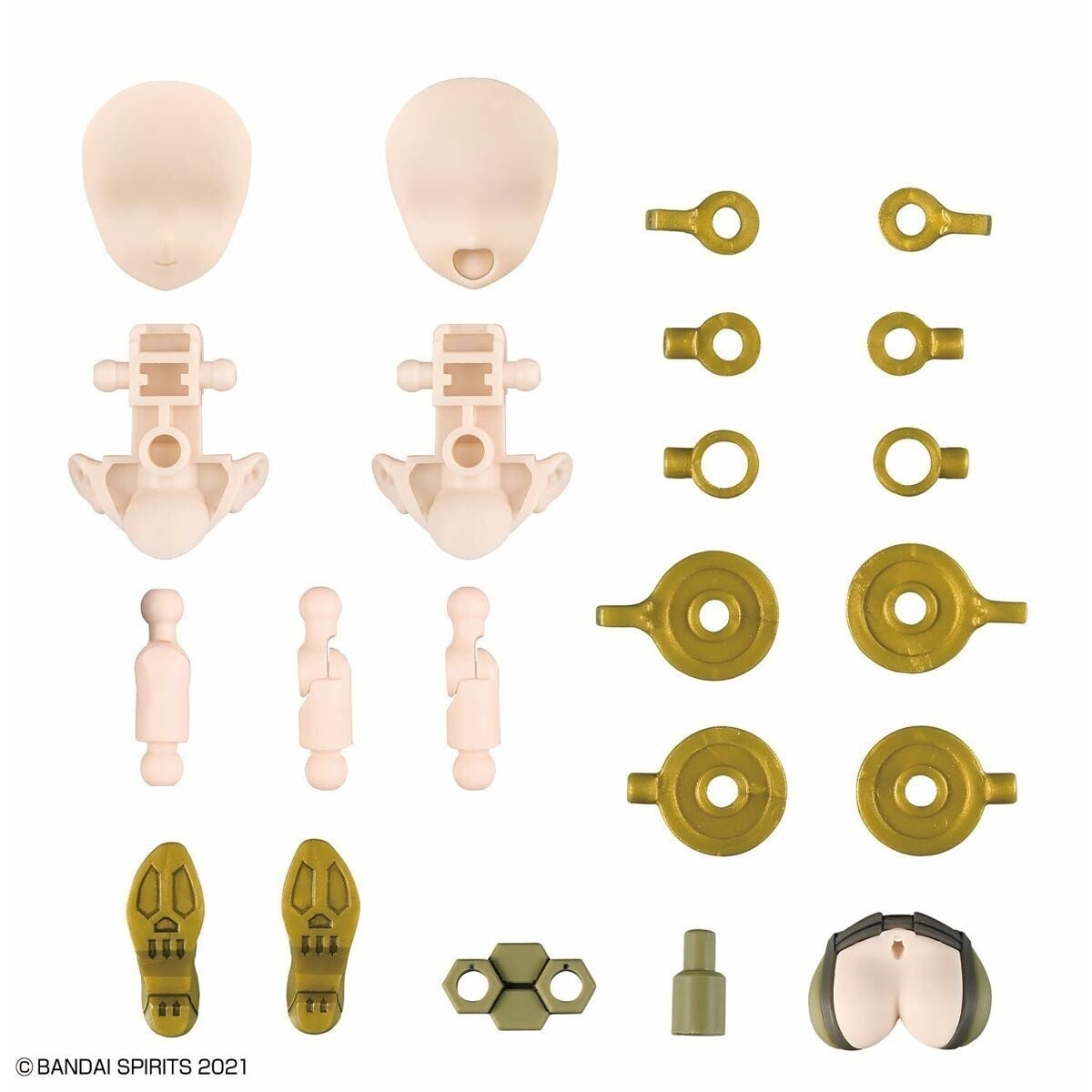 Bandai 67151 30MS OPTION PARTS SET 13 (TACTICAL COSTUME) [COLOR B] – image 4